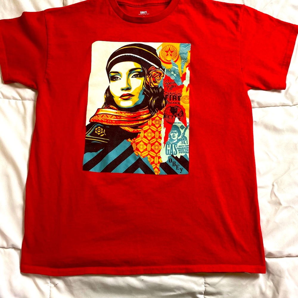 Red Obey T-Shirt